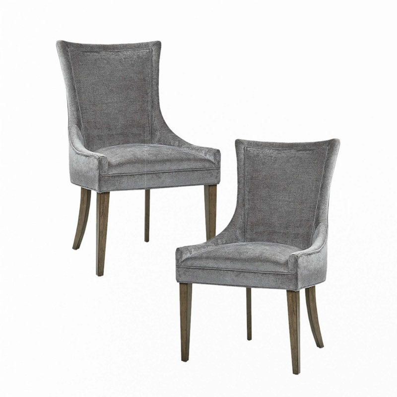 Chaise de salle à manger, Gris foncé