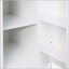 Armoire de rangement spacieuse avec portes, tablettes et tiroirs pour cuisines modernes modernes