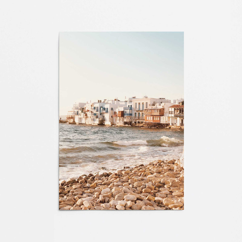 Mykonos Morning Print, Papier, H 14 po x l 11 po x P 0,1 po