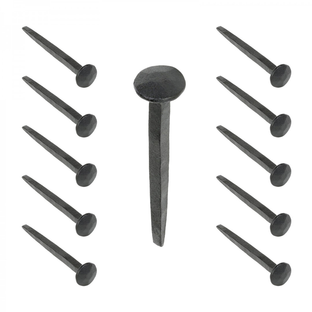 Wrought Iron Square Nails Clavos Nails (Set of 10) The Renovators Supply Inc.