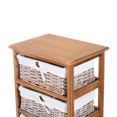 Midsomer Wicker Bathroom Shelves