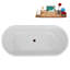 Baignoire autoportante 67 "avec drain 67" Streamline-102210900