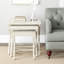 Dawn Solid Wood Cross Legs End Table