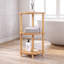 Freestanding Bamboo Shower Shelf