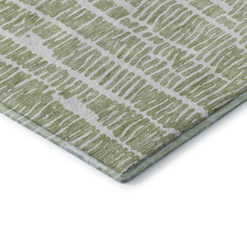 Tapis en aloès Prisco lavable à la machine de qualité supérieure, Rond 8 pi