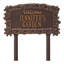 Enseigne de jardin personnalisée ivy treillis welcome-39821301-40043256