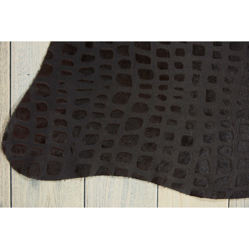 Tapis noir Gorvel