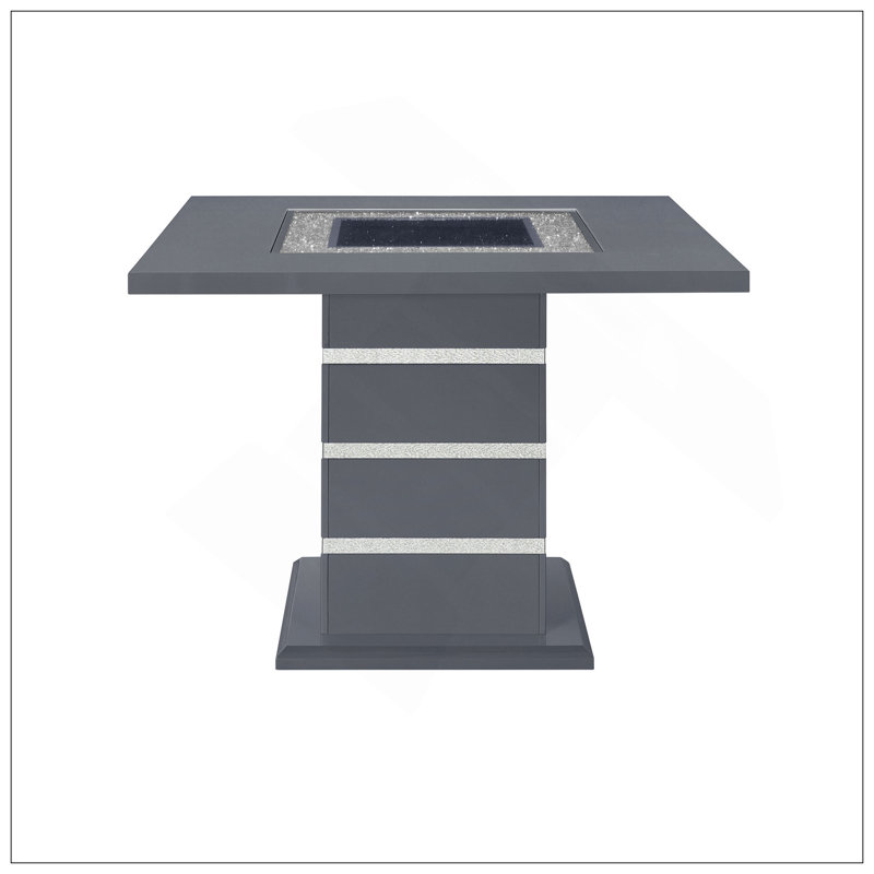TABLE DE BAR ARIYA GRIS FONCÉ, Gris