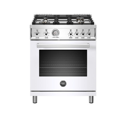Bertazzoni 30" 4.6 Cubic Feet Natural Gas Free Standing Range