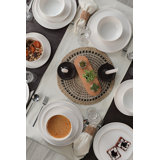 Brabazon 18 Piece Ceramic Dinnerware Set - Service for 6