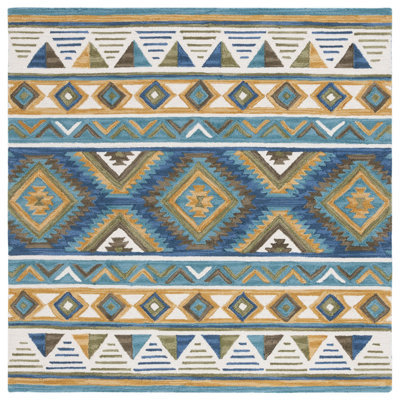 Bryenna Hand Tufted Wool Geometric Rug