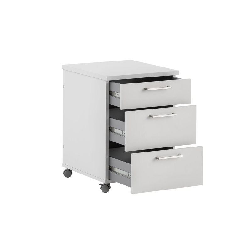 Filing Cabinet, Light Grey