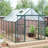 8X10ft Double Door Polycarbonate Greenhouse Raised Base And Anchor Aluminum Heavy Duty Walk-In Greenhouses-114766620