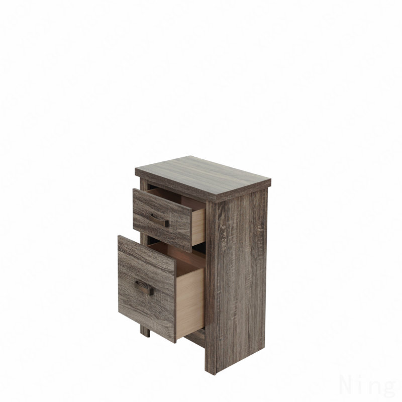 Table de chevet Basic, Brun