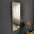 Elegant Silver Wall Mirror, 13.8 x 41.3 inches | 100% MDF, Adjustable Orientation for Horizontal & Vertical Use | Modern Design, Perfect for Home Decor, Living Room & Entryway, Assembled & Ready to Hang