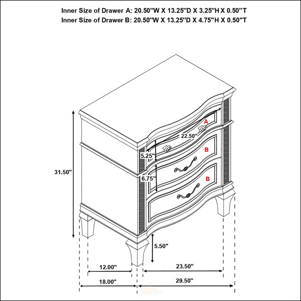 Dimensions du produit