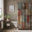 Rideau de douche Retro Rainbow Premium-1586631324