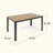 Starr Rectangular Outdoor Dining Table-111697553
