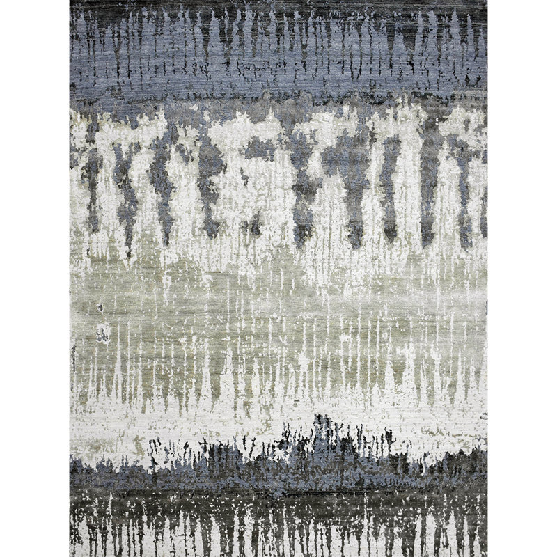Abstract Area Rug, Rectangle 9' x 12'