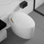 Toilette intelligente avec bidet, système d'ouverture / fermeture automatique, capteur de pied, chasse d'eau puissante, affichage à DEL, dispositif de bidet pour salle de bain, siège, séchoir à air chaud, essentiel-122462682