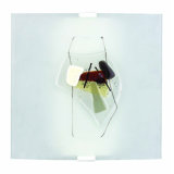 Appliquations Glass 1 - Light Flush Mounted Sconce