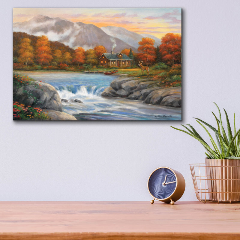 Art mural en verre Millwood Pines «Soft Light» par John Zaccheo, H 12 po x l 16 po x P 0,13 po