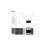 White Gloss & Carbon Marine Assembled Kitchen Cabinet Set – Full Kit
