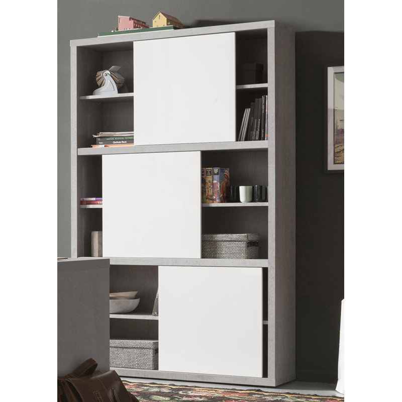 Pratico 195 cm H x 120 cm W Cube Bookcase