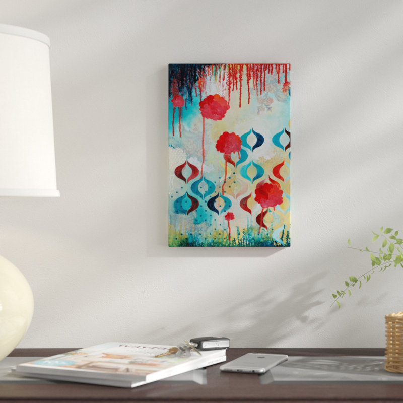 «Ebullience I», reproduction sur toile, H 12 po x l 8 po x P 0,75 po, Toile tendue, Pas de tapis