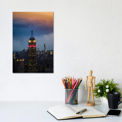 Empire 1 Piece Wrapped Canvas Wall Art