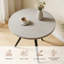 Ensemble de table de salle à manger 5 pièces, table de cuisine moderne 34,7 po avec chaises-2137745322-2137745324
