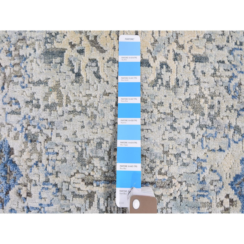 Corentin One-of-a-Kind 2'6" X 6' Runner Area Rug in Blue