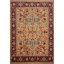 Tapis Oushak fait à la main à motif floral complexe 8 x 10