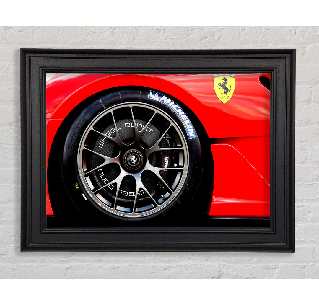 Ferrari F430 Rad Gerahmter Druck