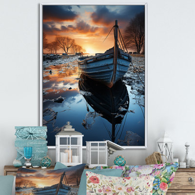 Allemagne, Allemagne, cieux hollandais, bateau sur toile