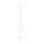 Luminaire suspendu 1 lumière Perla-77243660-77243648