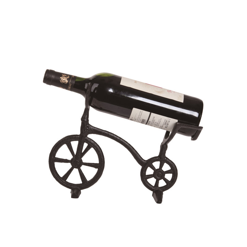 Porte-bouteilles de vélo en métal noir 11 po