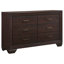 Ensemble de chambre avec très grand lit 5 pièces Kauffman-107635881-107635880