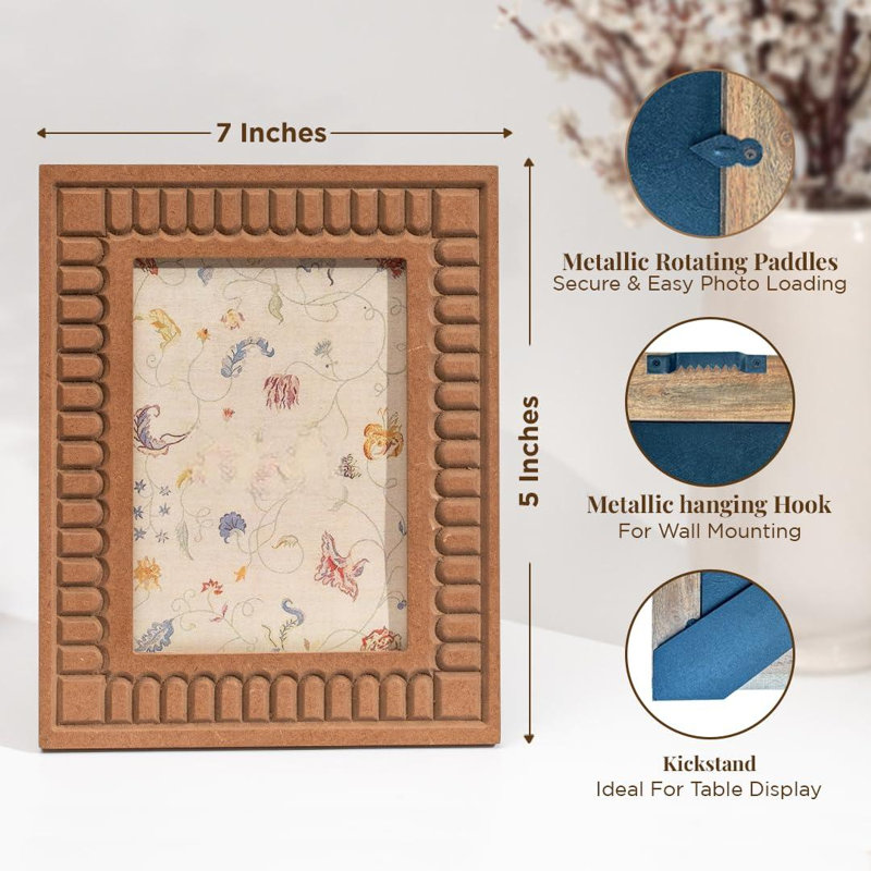 Cadre photo avec plexiglas, cadre photo en bois pour la décoration intérieure, montage mural ou sur table, affichage vertical et horizontal, cadeaux de la fête des Pères et de la remise des diplômes, (contes courbés)