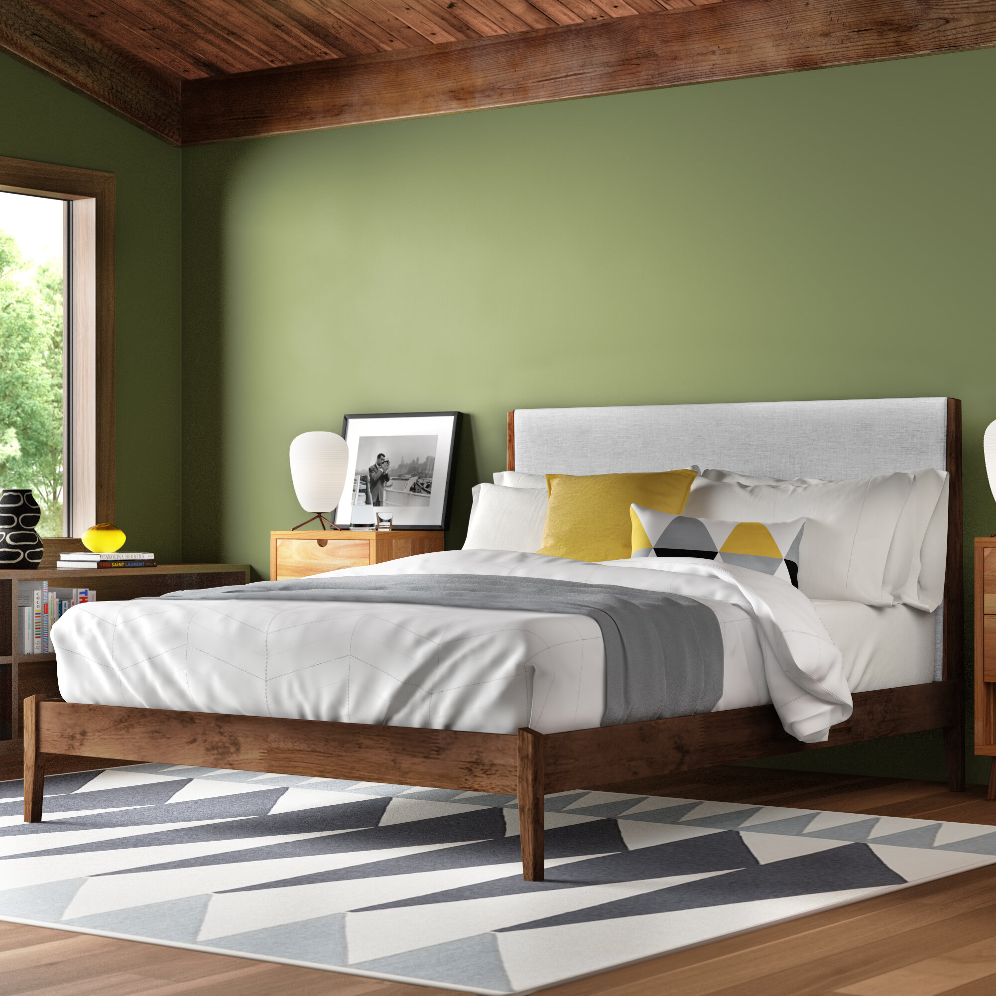 AllModern Javi Upholstered Bed & Reviews | Wayfair