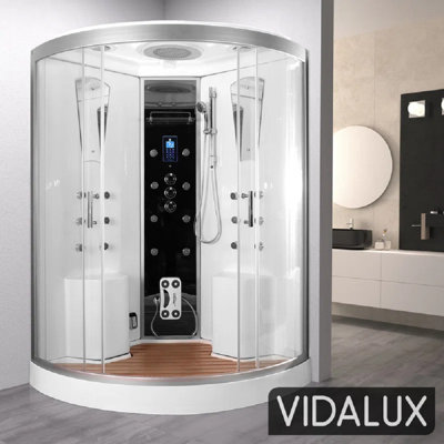 Vidalux Selsey Twin 2 person Steam Shower Cabin 1300 x 1300