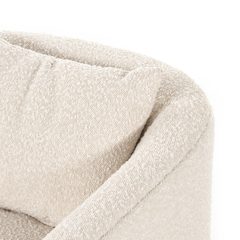 Topanga Swivel Barrel Chair, Knoll Natural Polyester Blend
