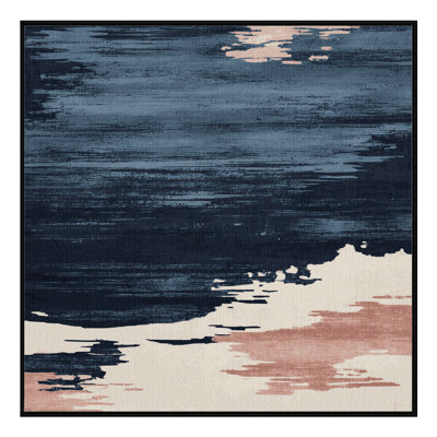 Tapis gris aquarelle lavable à la machine
