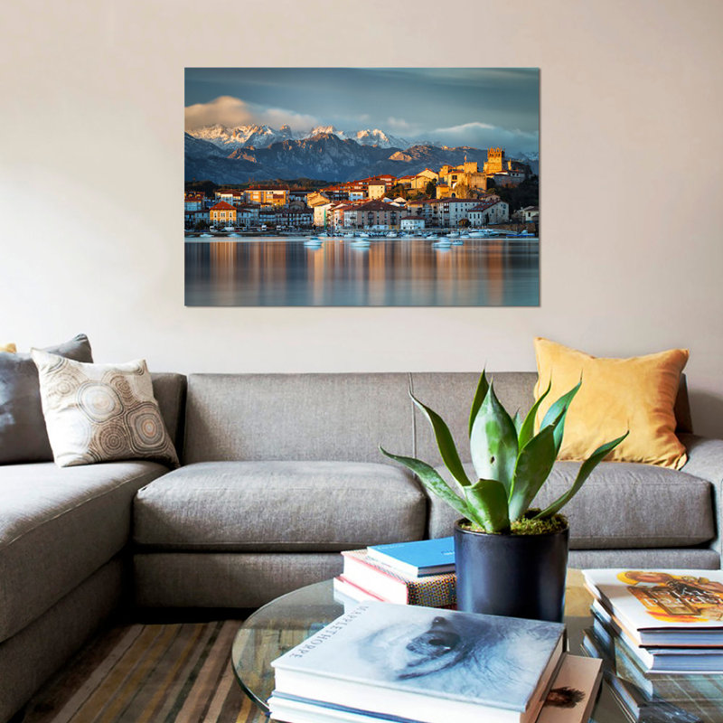 « from the montagne to the sea », reproduction de photo sur toile, H 18 po x l 26 po x P 1,5 po, Toile tendue, Pas de tapis