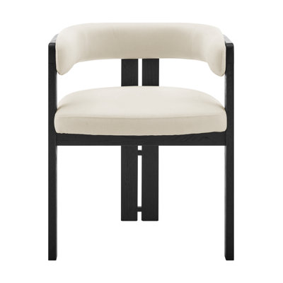 Chaise de salle à manger avec accoudoirs Oksana Drossett