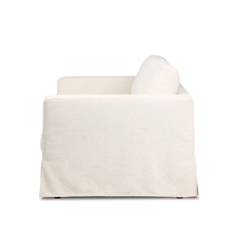 Tovana Sofa- 95"-Crypton Nomad Snow, Crypton Nomad Snow 92% Polyester/8% Flax/Linen