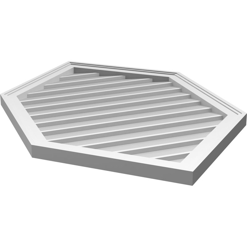 Ventilé vertical à pignon vertical 11/12 po, H 1,5 po x l 26 po x L 42 po