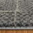 Trevi Zalo Modern Abstract Cross Hatch Gray Ivory Polyester Area Rug-97824206