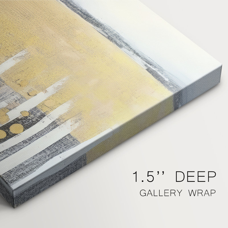 Toile tendue abstraite Seris 6 # Lxxxi-Gallery, H 20 po x l 40 po