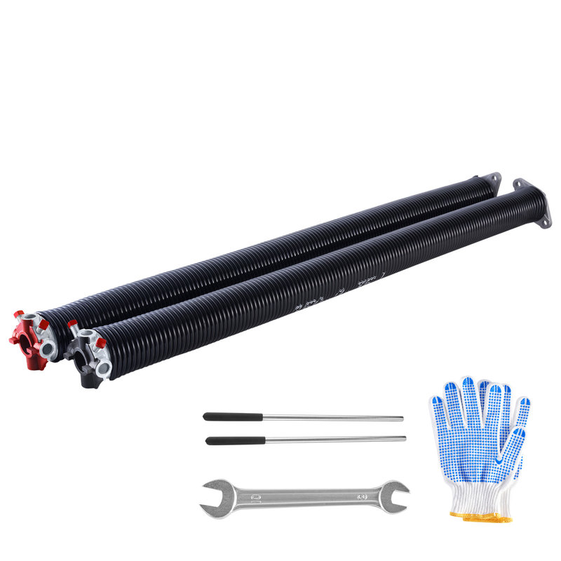 Ressorts de torsion de porte de garage avec barres d'enroulement, H 35 po x l 2 po x P 2 po